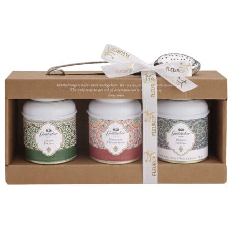 Gottlieber Geschenk-Set mit Grüntee, Früchtetee und Weissem Tee
