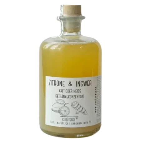Zitronen-Ingwer-Getränkekonzentrat