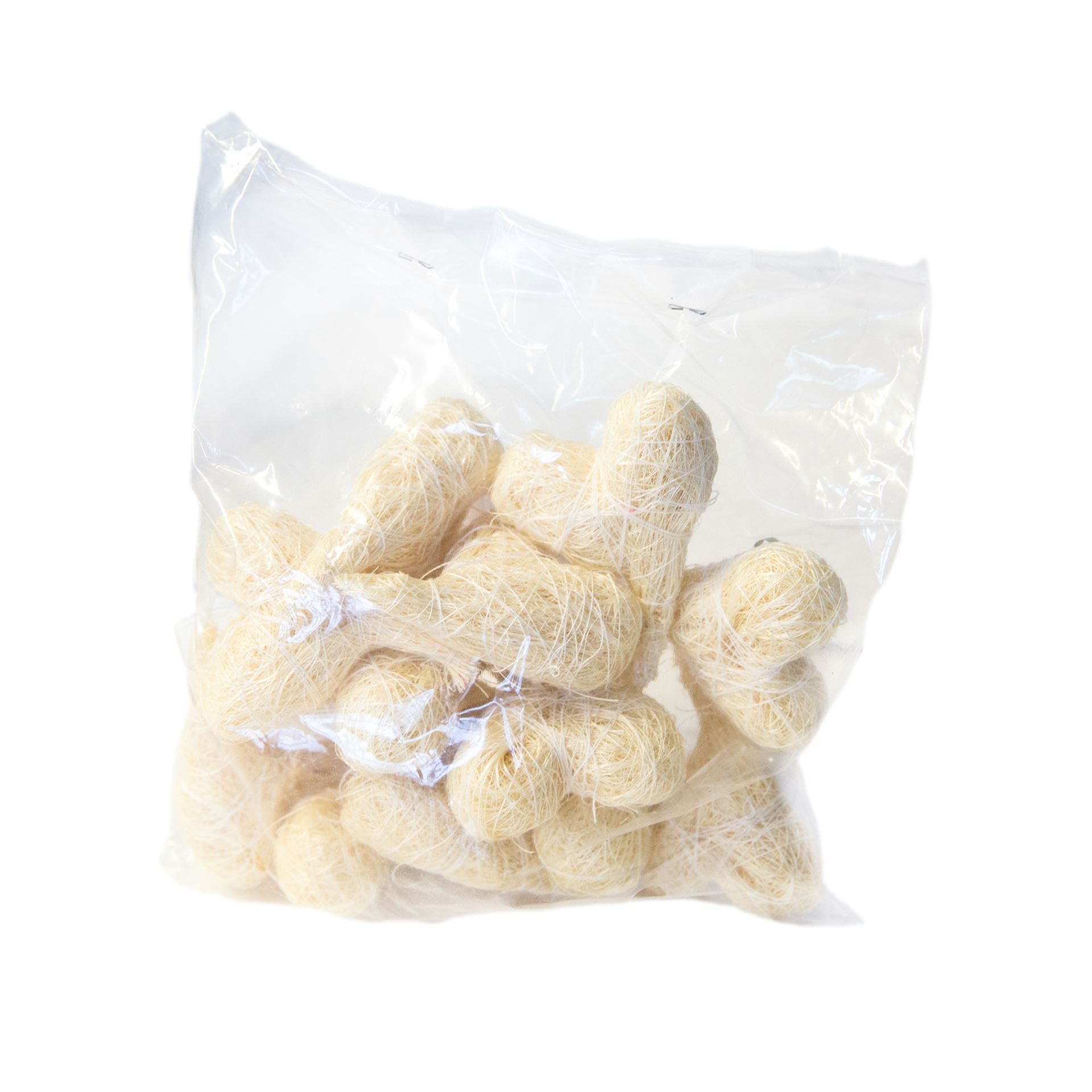 Sisal Herzen crème 5x7 cm 12 Stk.