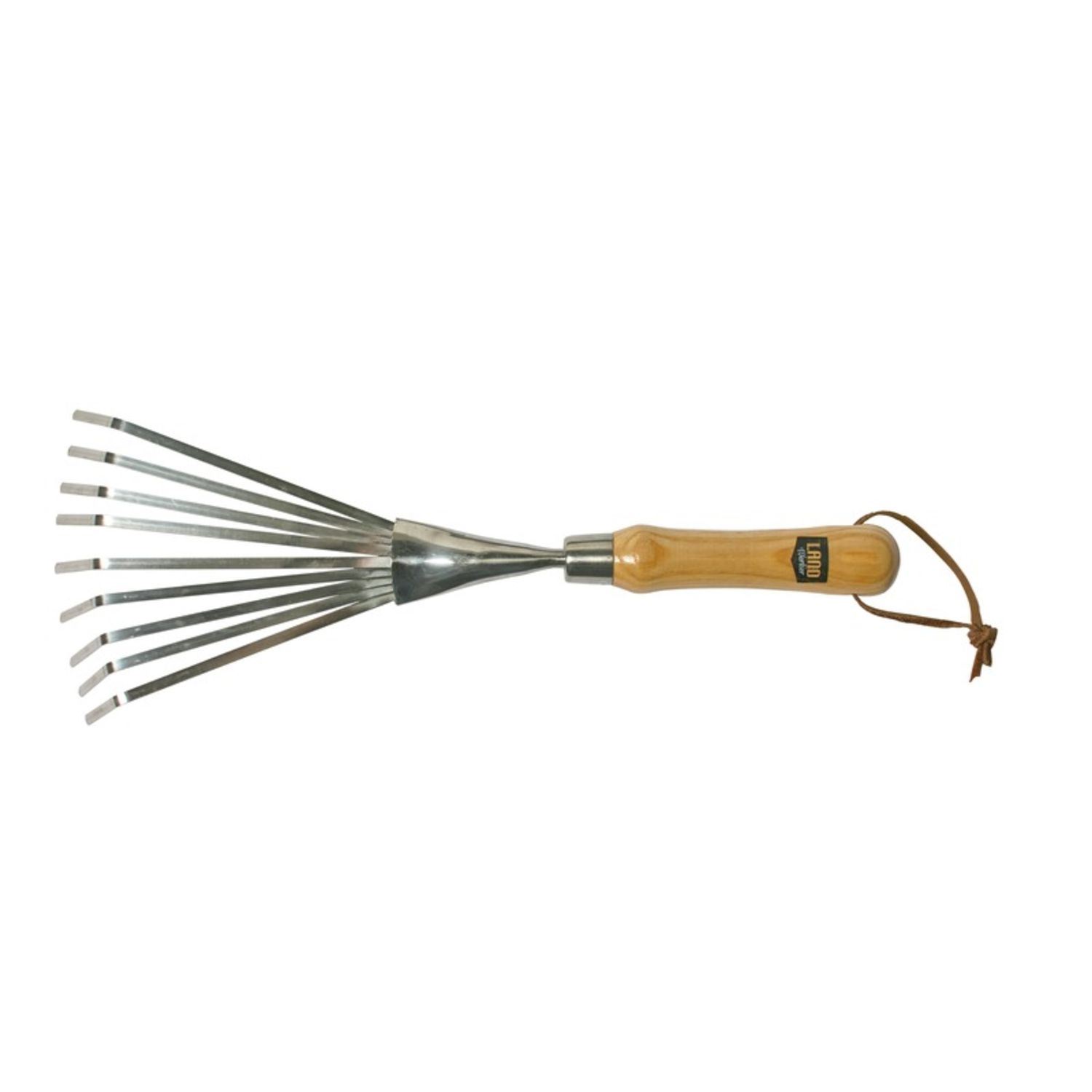 Kleinfächerbesen Edelstahl / Hartholz