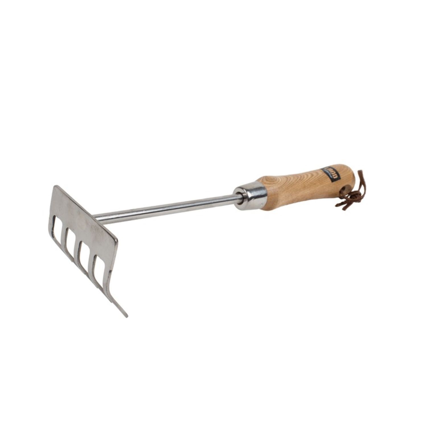 Kleinrechen Edelstahl / Hartholz