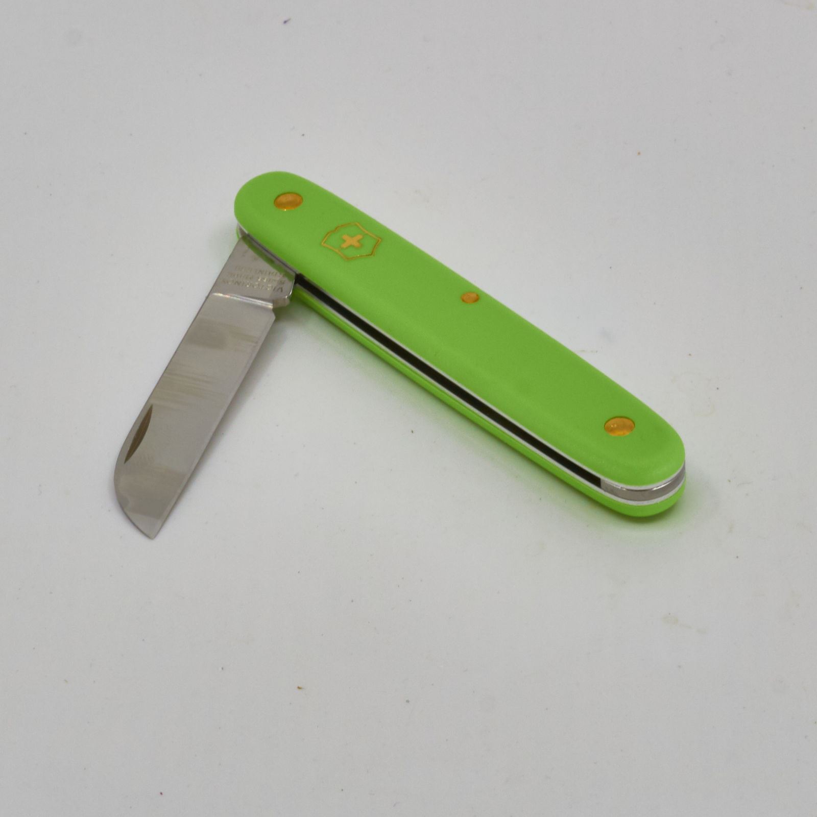 Blumenmesser 100mm 'Victorinox' pastellgrün, Rechtshänder