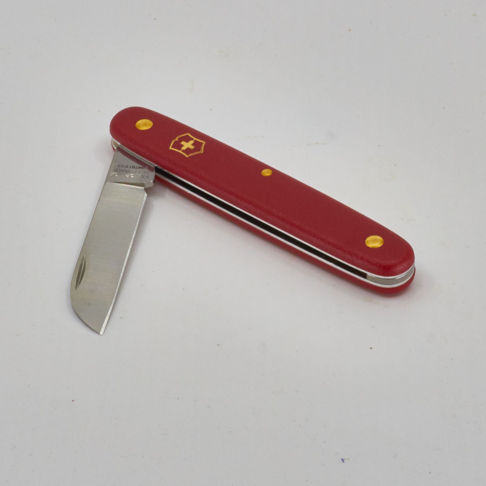 Blumenmesser 100mm 'Victorinox' rot, Rechtshänder