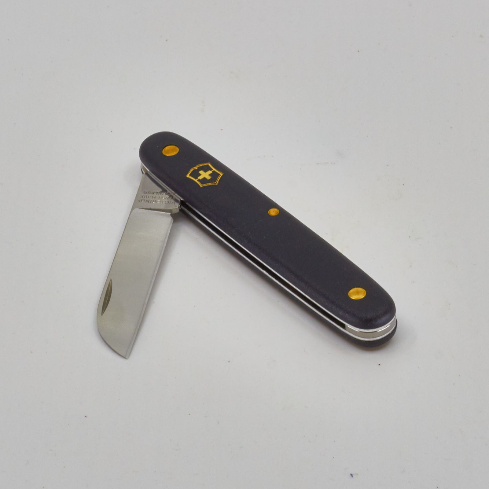 Blumenmesser 100mm 'Victorinox' schwarz, Rechtshänder