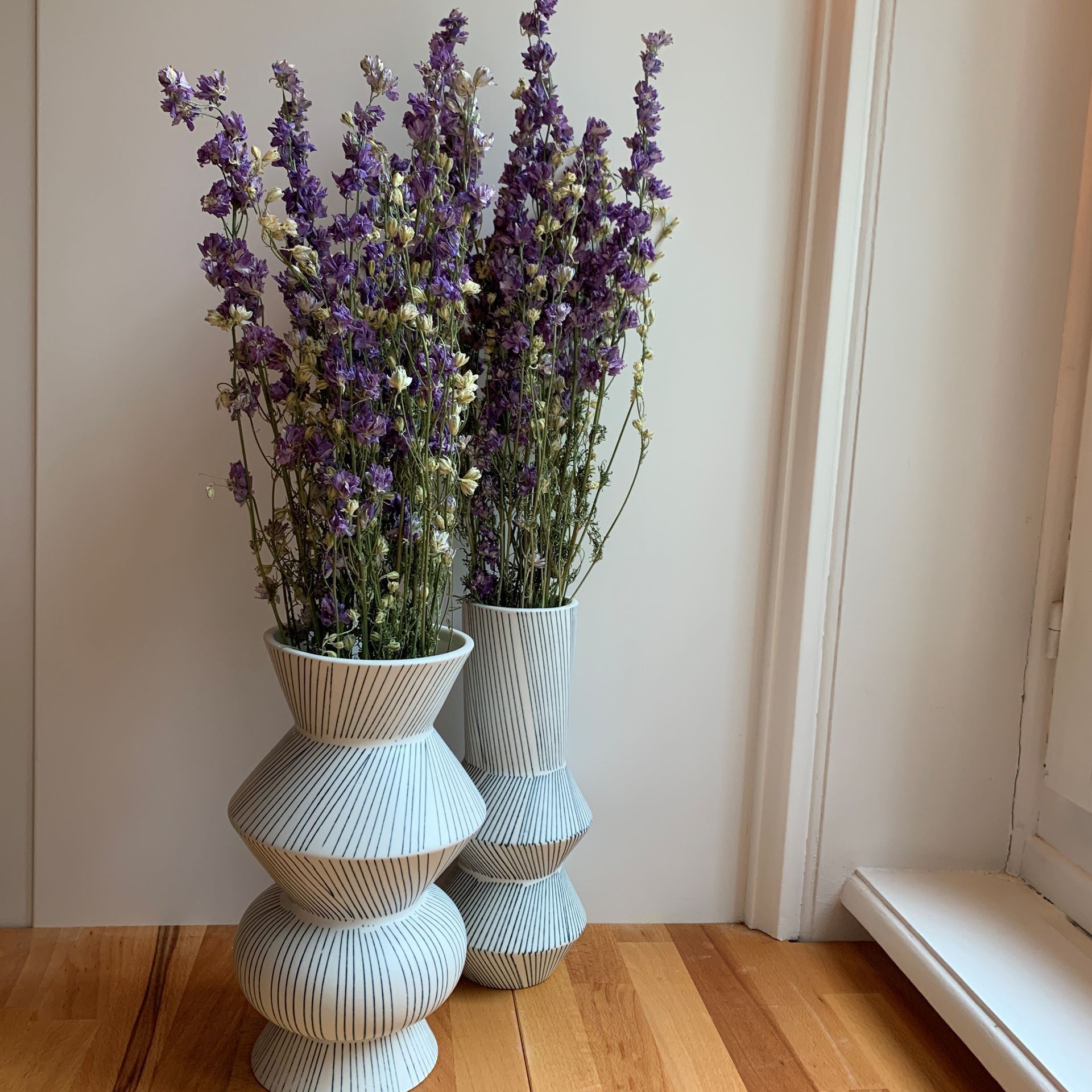 Fleurs séchées Pied d'alouette bleu foncé 15 tiges