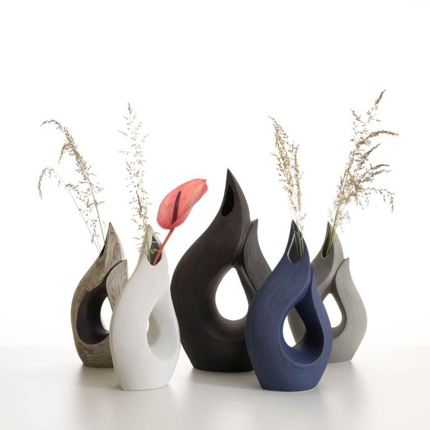 Vase Lazy Farbe Weiss Grösse (M)