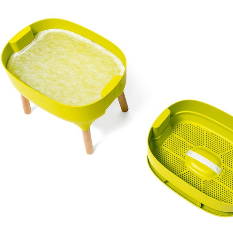 Wurmkomposter grün mit Wurmgutschein