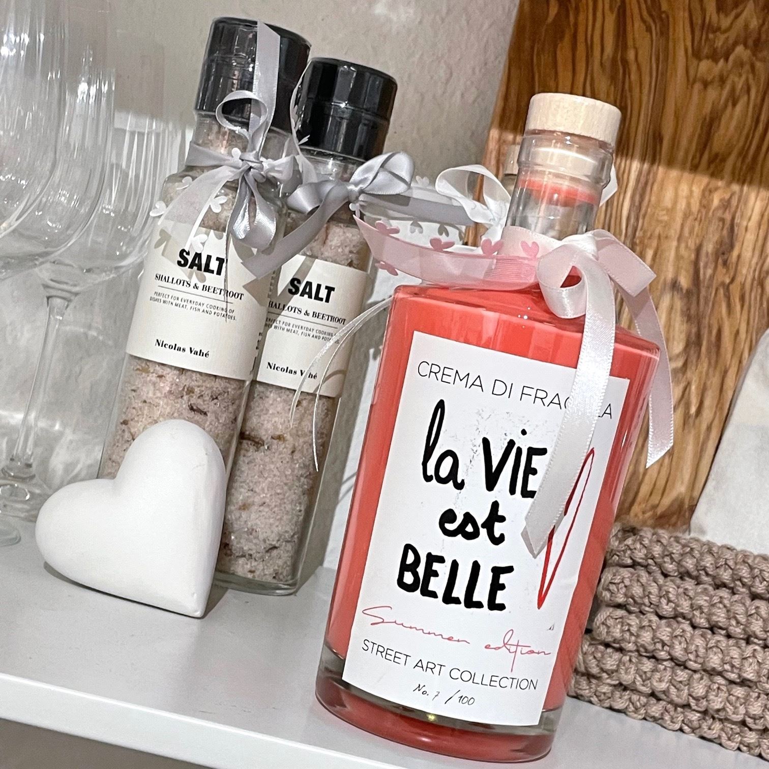 Crema di fragola - Erdbeercrème - La vie est belle