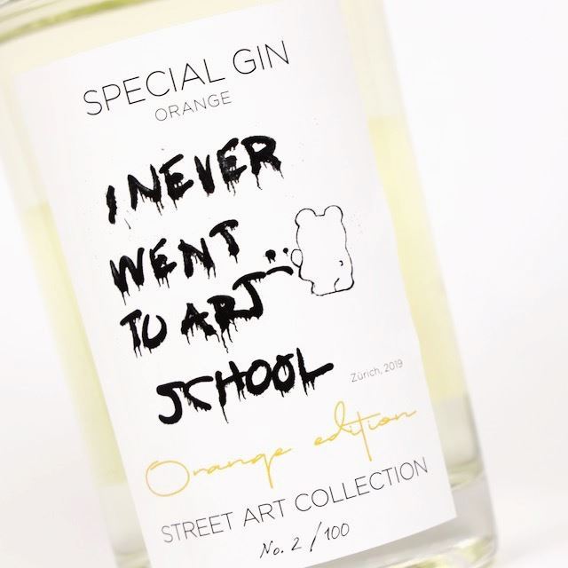 Special Gin - I never went to art school - Orange