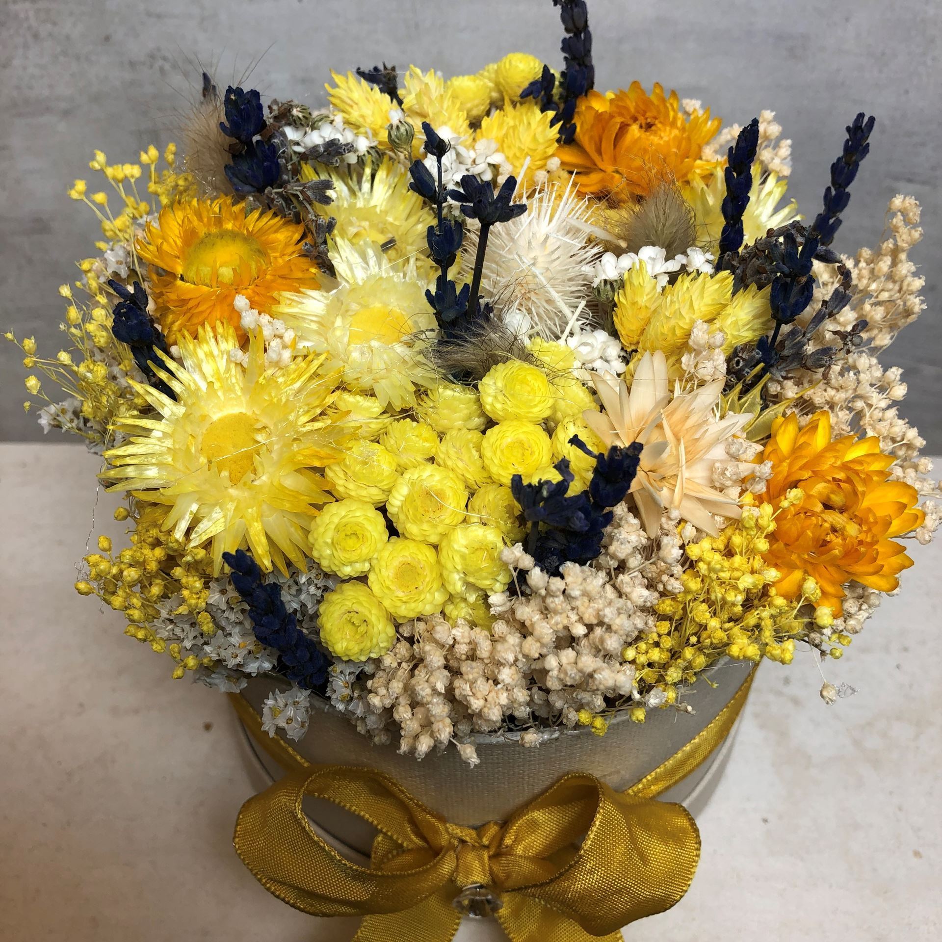 Blumenbox giallo-bianco