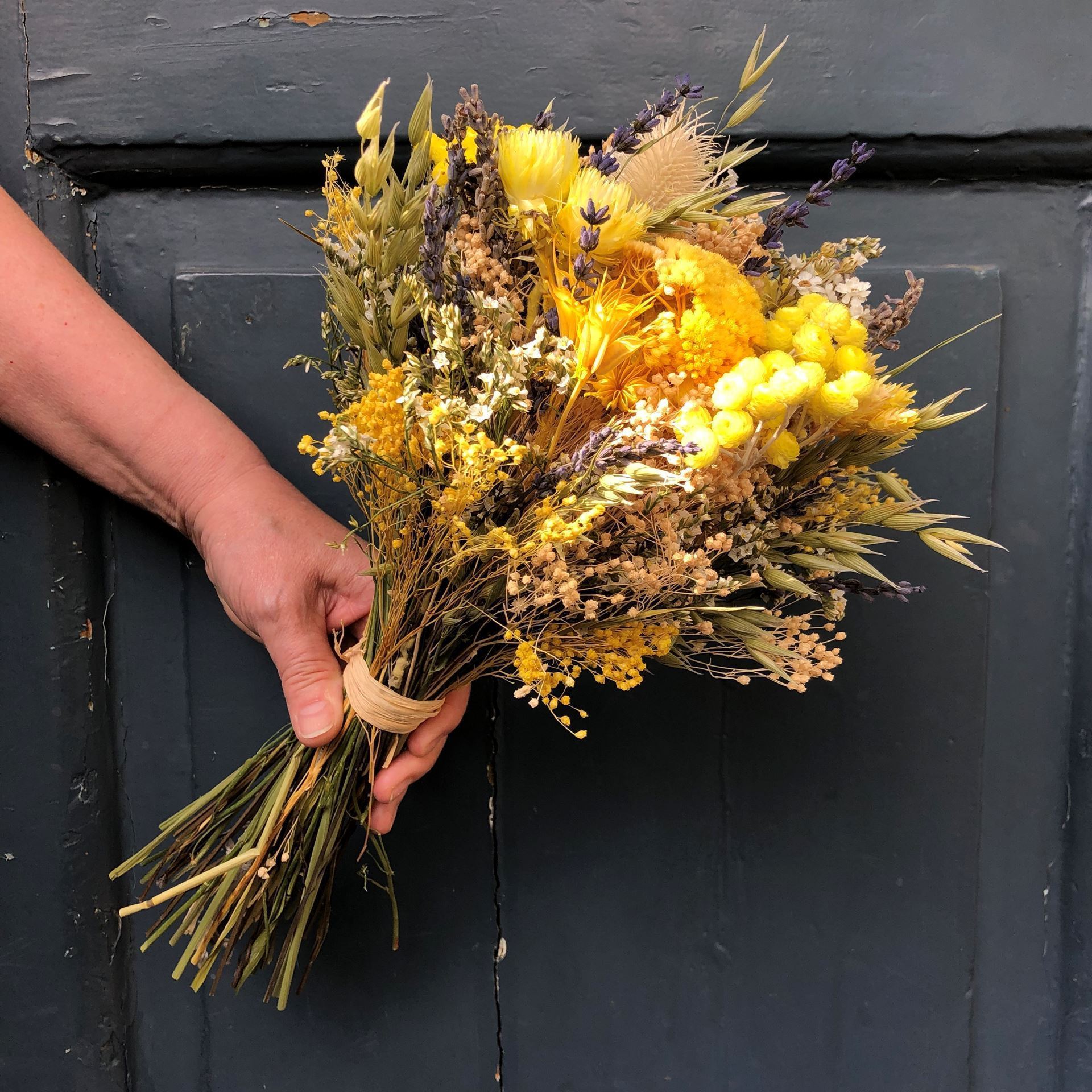 Trockenblumen Strauss Bund mix 