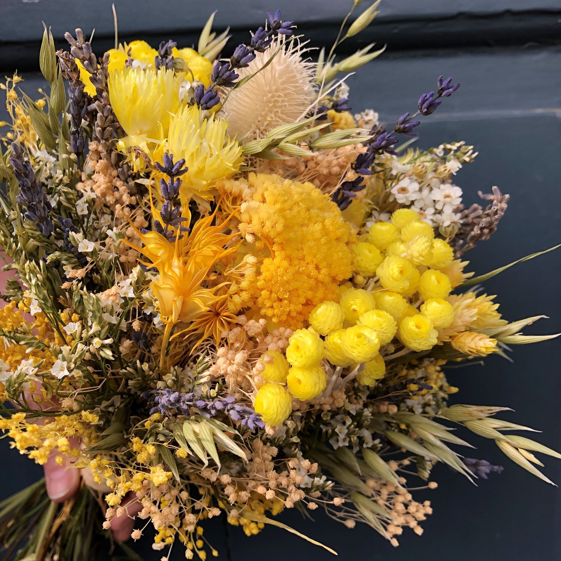 Trockenblumen Strauss Bund mix 