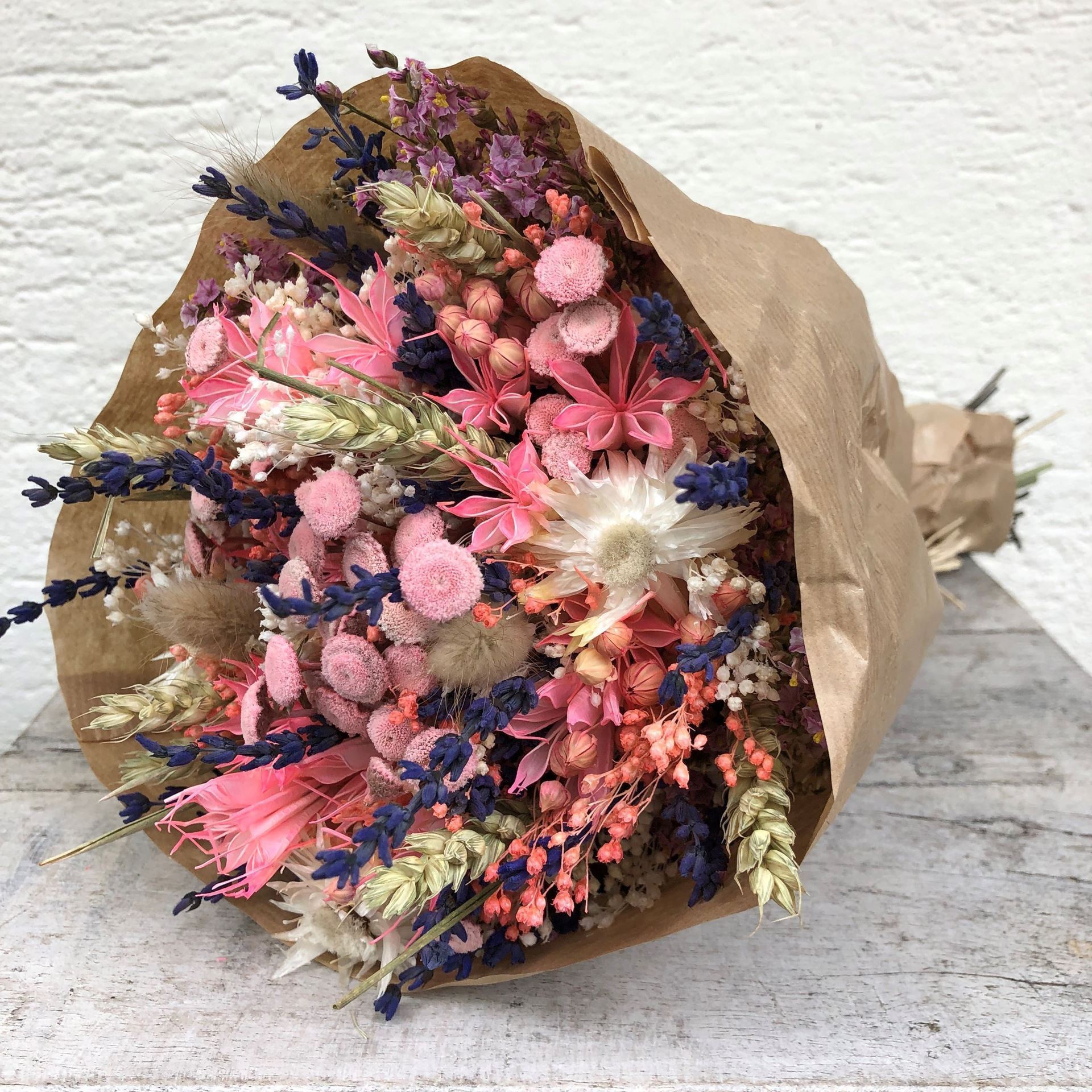 Trockenblumen Strauss Bund mix 