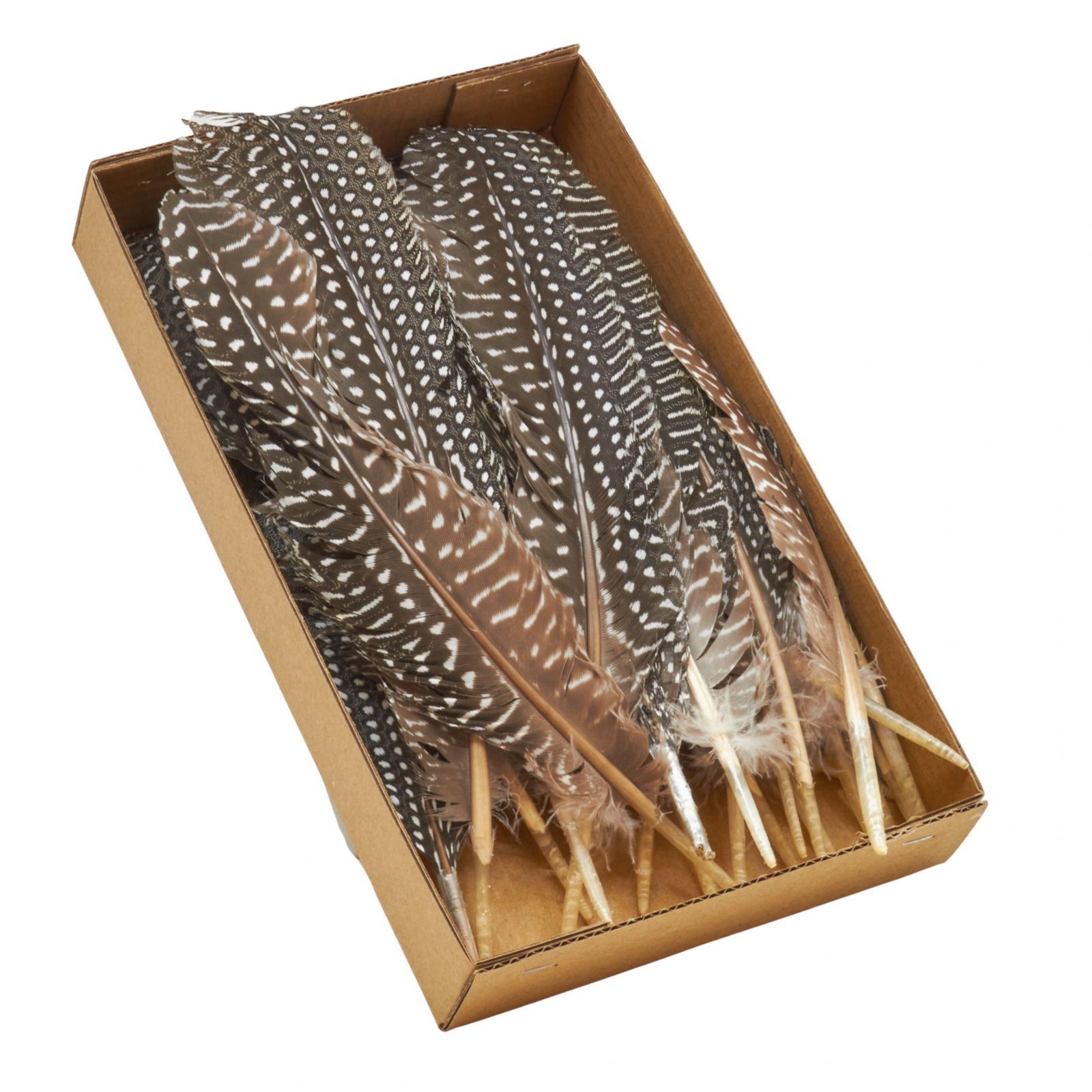 Hahnfedern 'natur' Box 10gr