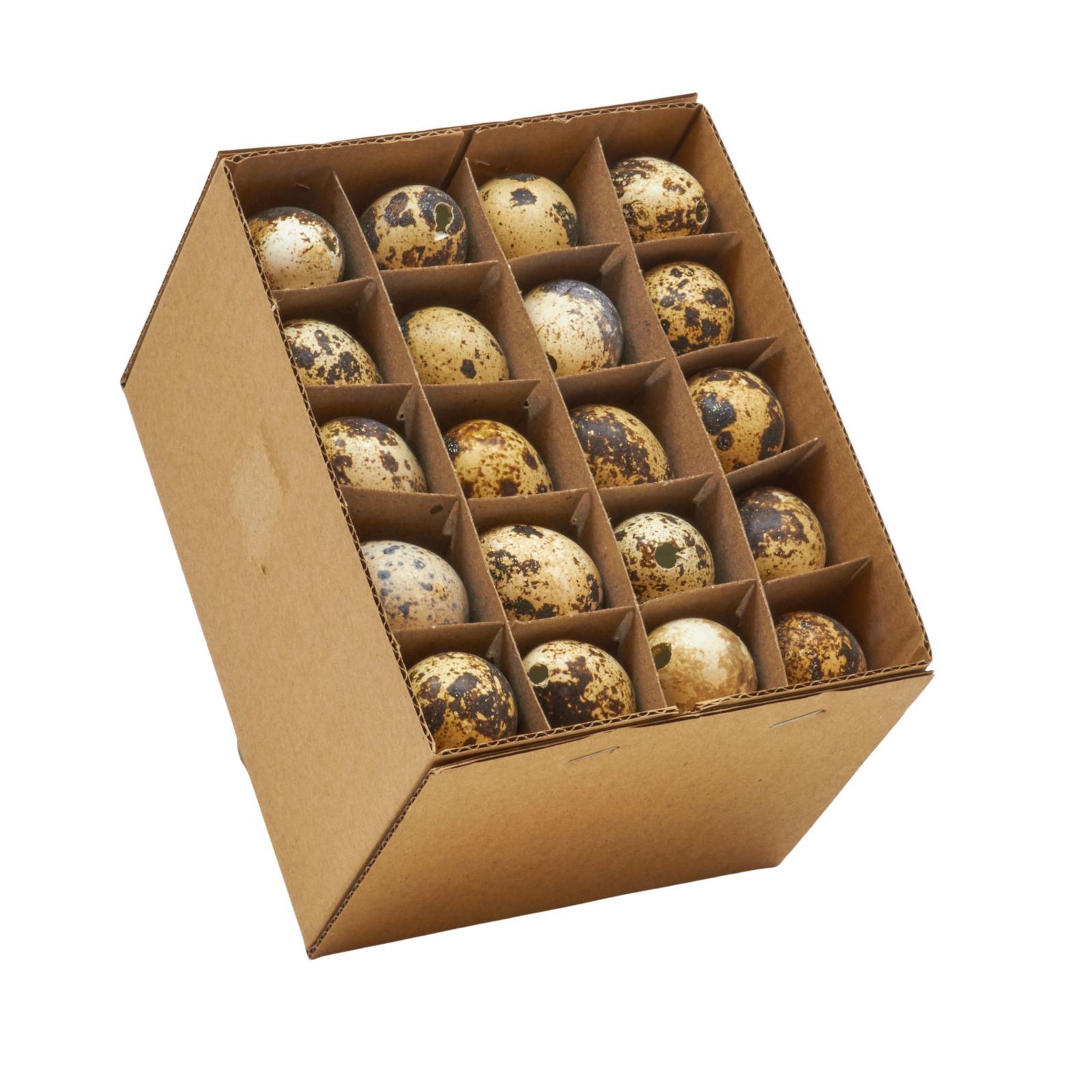 Wachteleier 'ausgeblasen' Schachtel à 60Stk