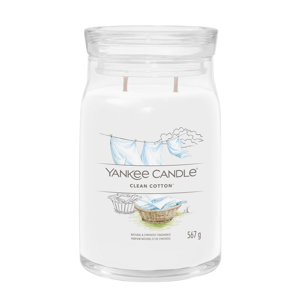 Clean Cotton Signature Large Jar