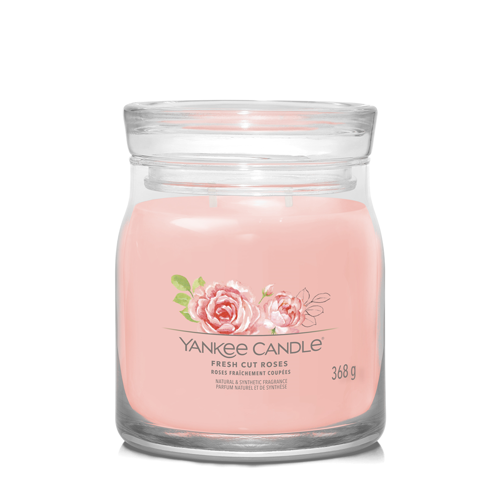 Fresh cut Roses Signature Medium Jar