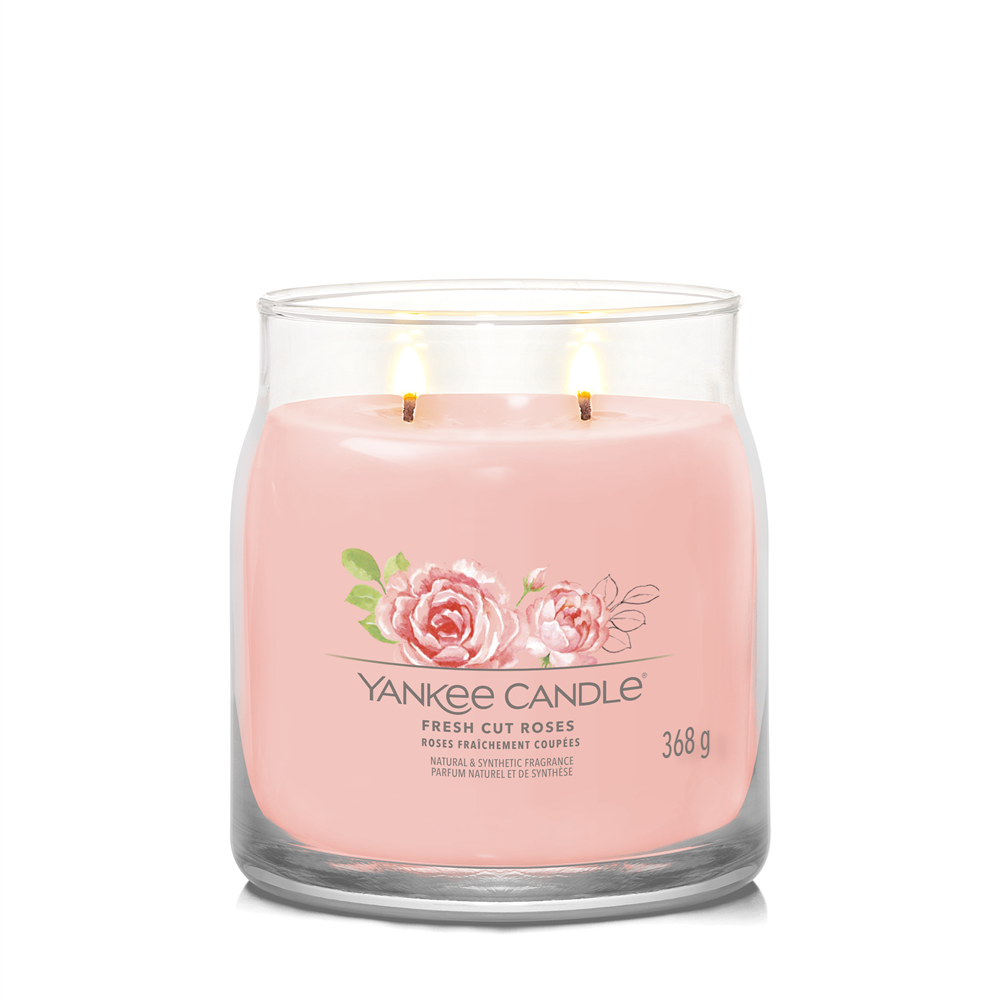 Fresh cut Roses Signature Medium Jar