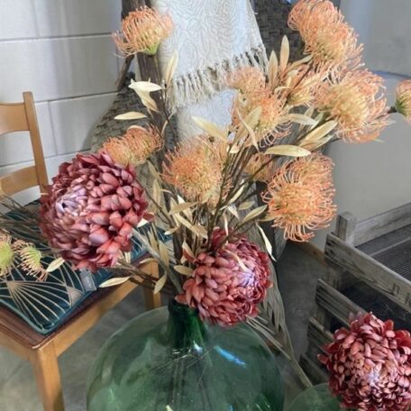 Chrysantheme orange 64cm