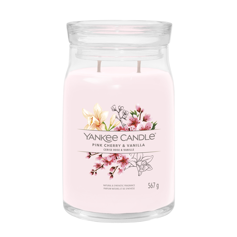 Pink Cherry & Vanilla Signature Large Jar