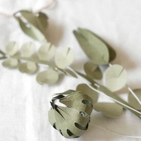 Fleurs en papier - small greens