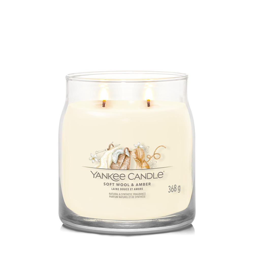 Soft Wool & Amber Signature Medium Jar