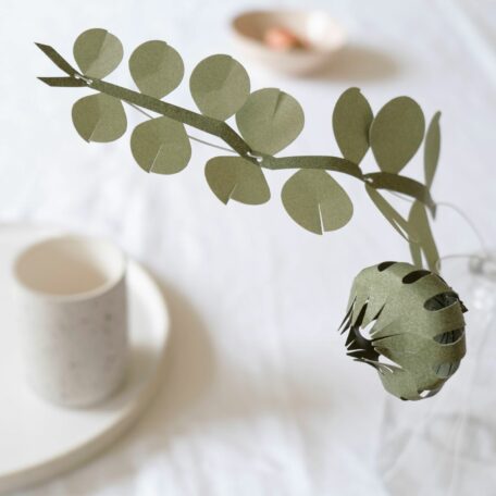 Fleurs en papier - small greens