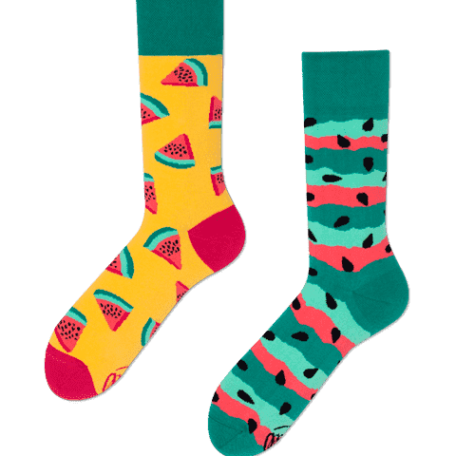 Watermelon Splash Socks