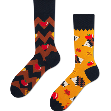 Apple Hedgehog Socks