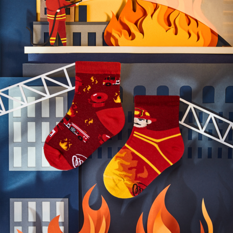The Fireman Kids Socks