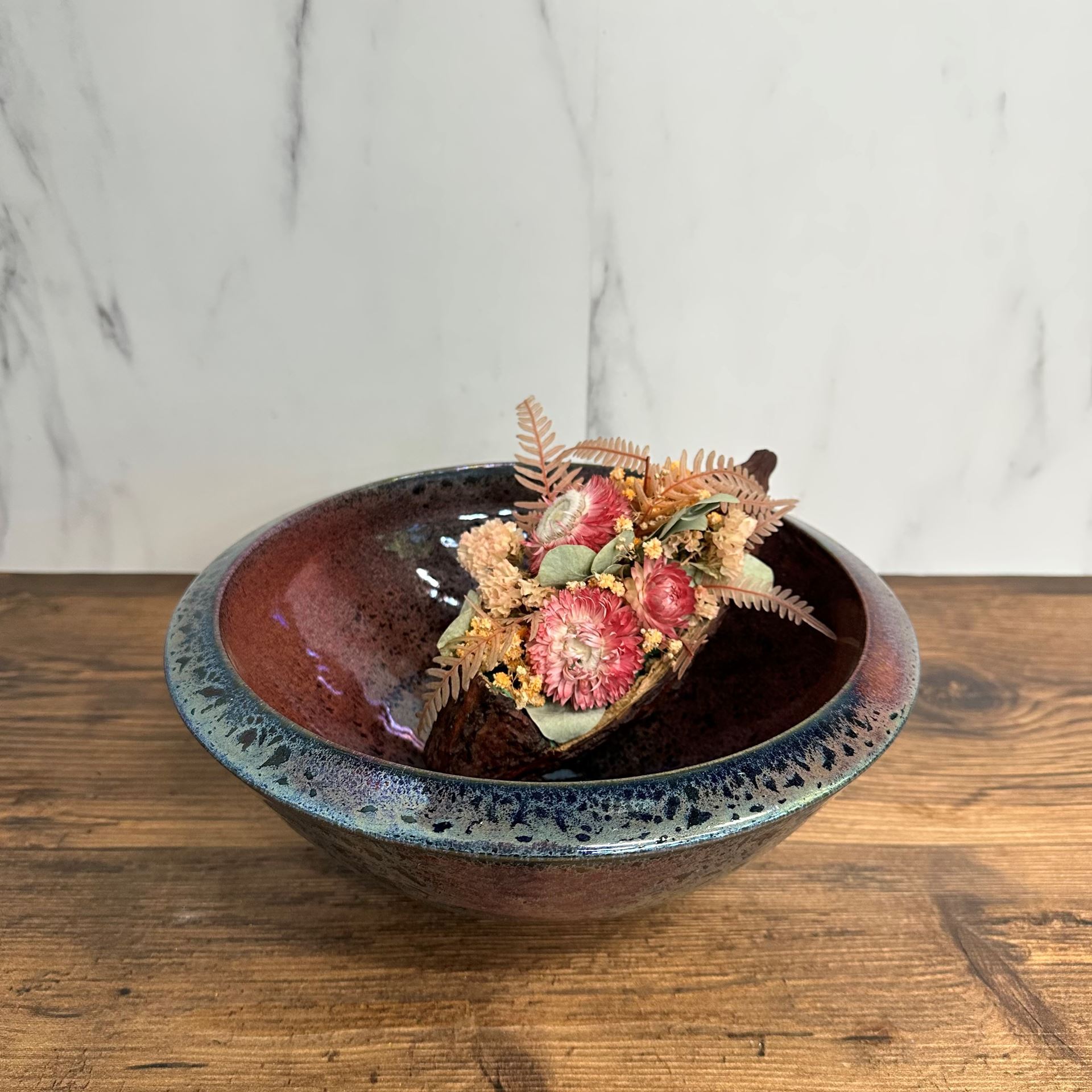 Noble bol en céramique Mobach, H 11cm, Ø 25cm