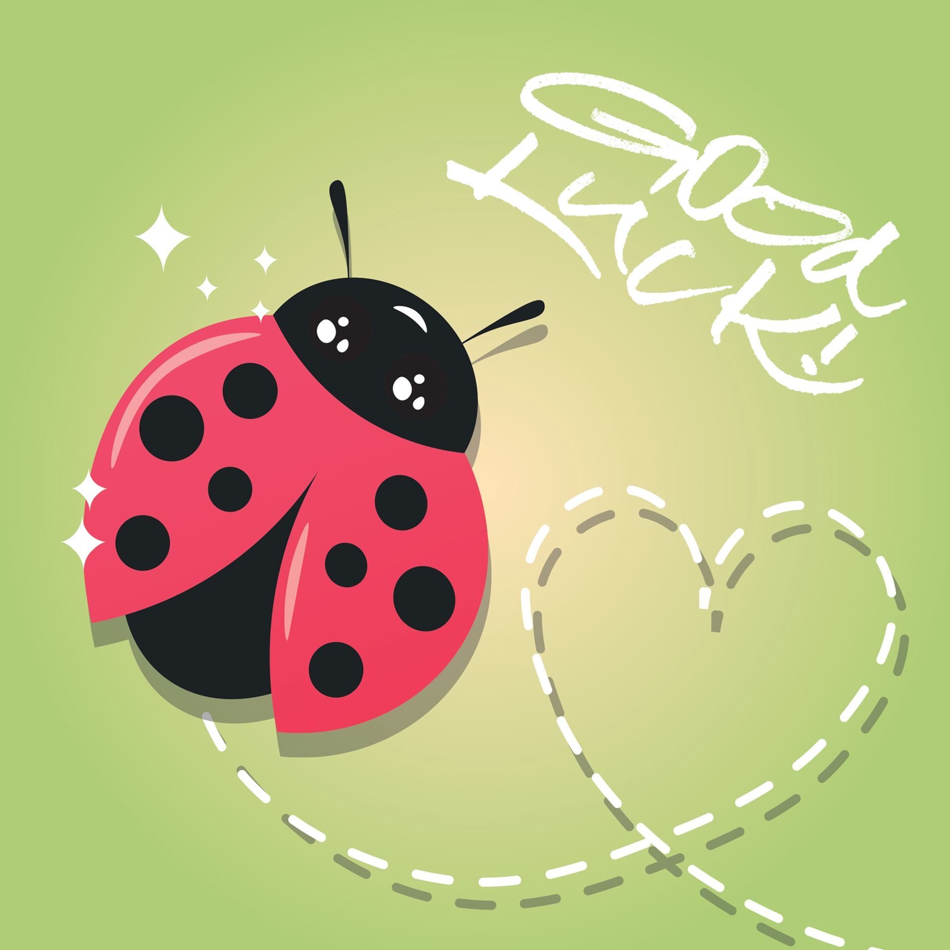 Karten «Good Luck» (10er-Set)