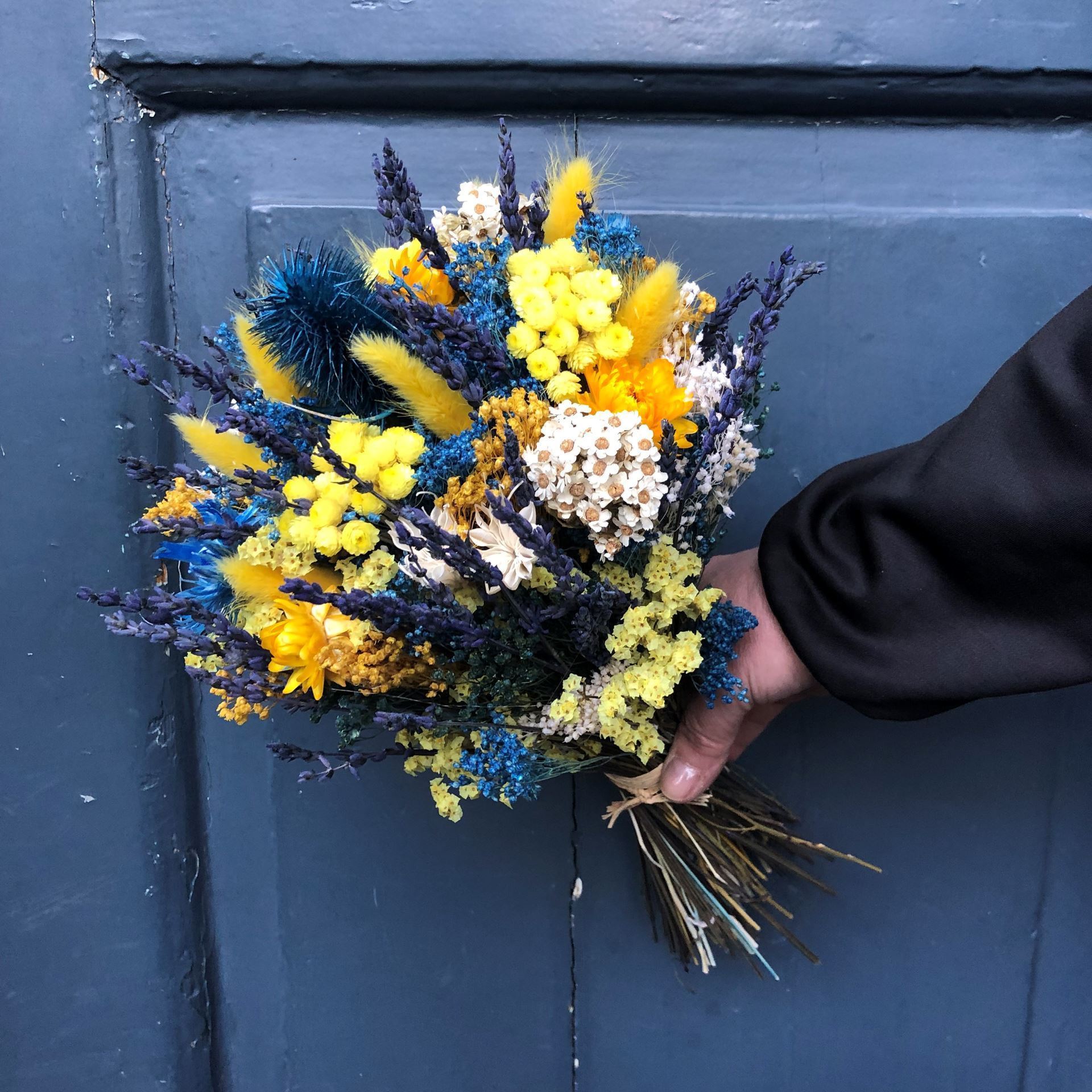 Trockenblumen Strauss Bund mix