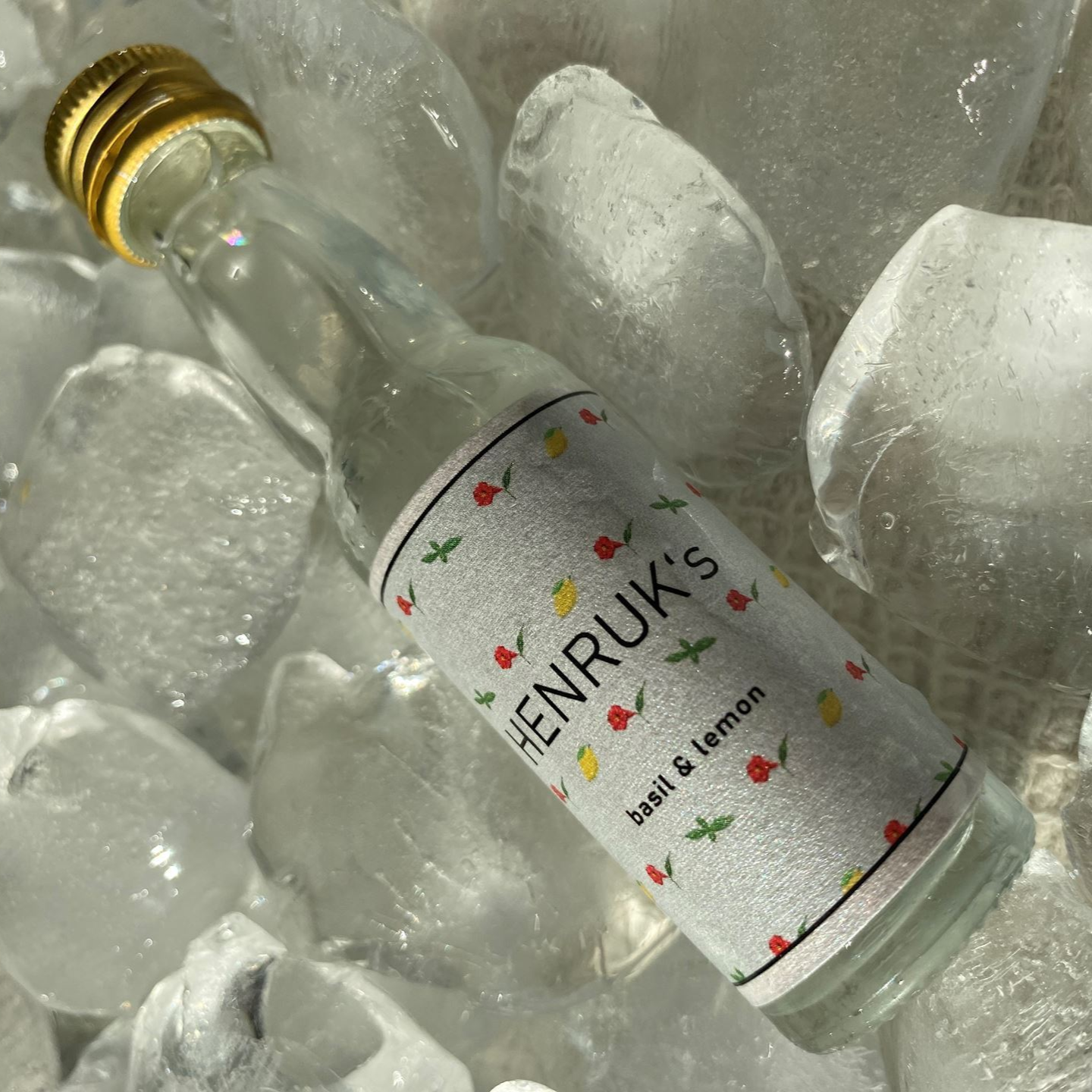 HENRUK's Likör Basilikum & Zitrone 2cl Shot