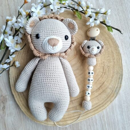 2er Set Häkel Löwe