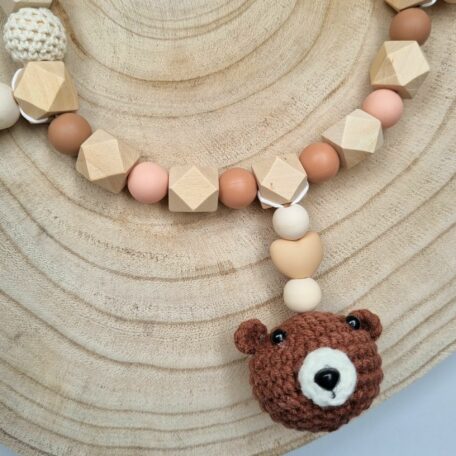 Chaîne de poussette Let's Go petit ourson