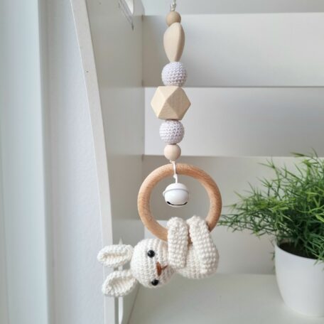 Maxi Cosi Kette kleines Häschen mit Glocke