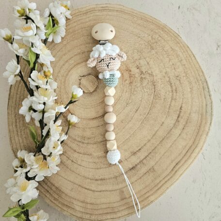 Schnullerkette Schäfchen