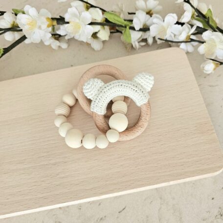 Teddy Beissring natur-weiss