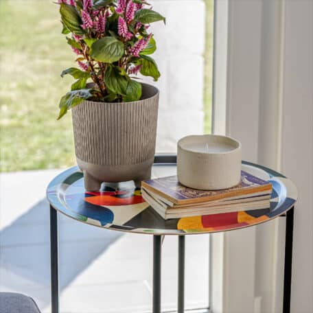 Verspielter Beistelltisch 'Frank the Bird', Ø 39 cm