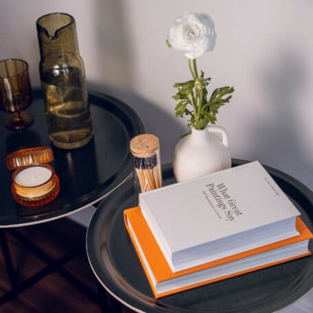 Verspielter Beistelltisch 'Tourmaline', Ø 46 cm