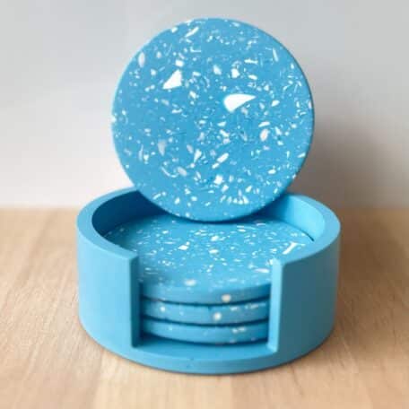 Untersetzer im 4er-Set, blau