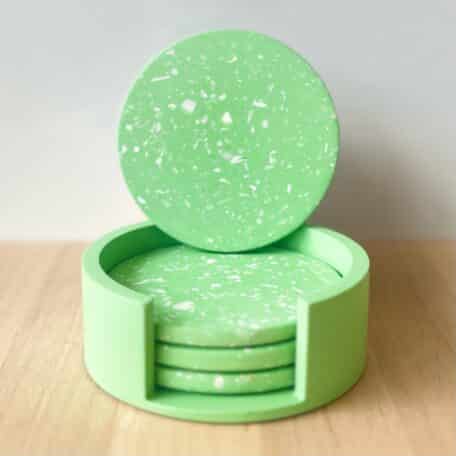 Untersetzer im 4er-Set, grün