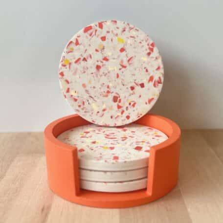 Untersetzer im 4er-Set, orange