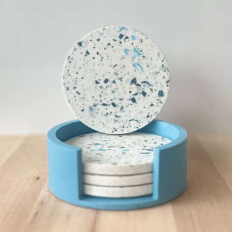 Untersetzer im 4er-Set, blau