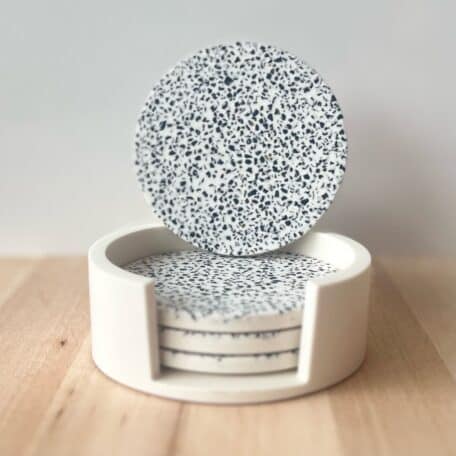 Untersetzer im 4er-Set, mit Glassplittern