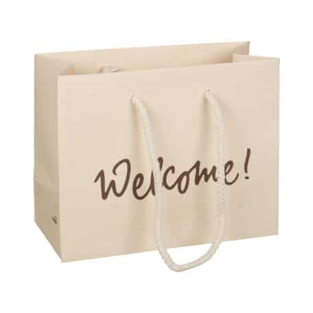 Geschenktasche «Welcome!», (10er-Set)