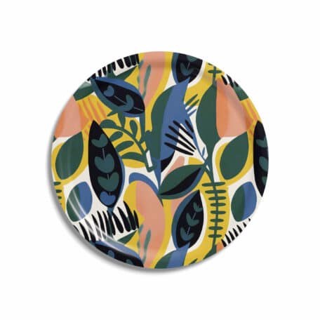 Tablett aus Birkenholz 'Chiapas', Ø 46 cm