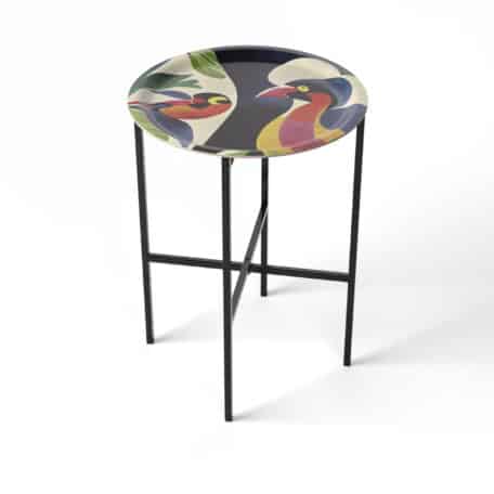 Verspielter Beistelltisch 'Frank the Bird', Ø 39 cm