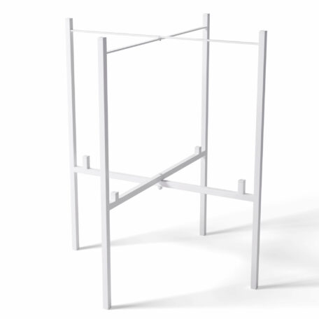 Tischgestell weiss, für 2 runde HappyTrays Ø 46 cm & Ø 39 cm
